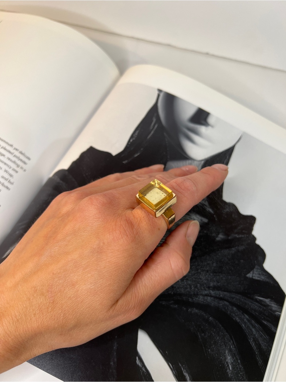 Square Cocktail Ring - Picture 3 of 6